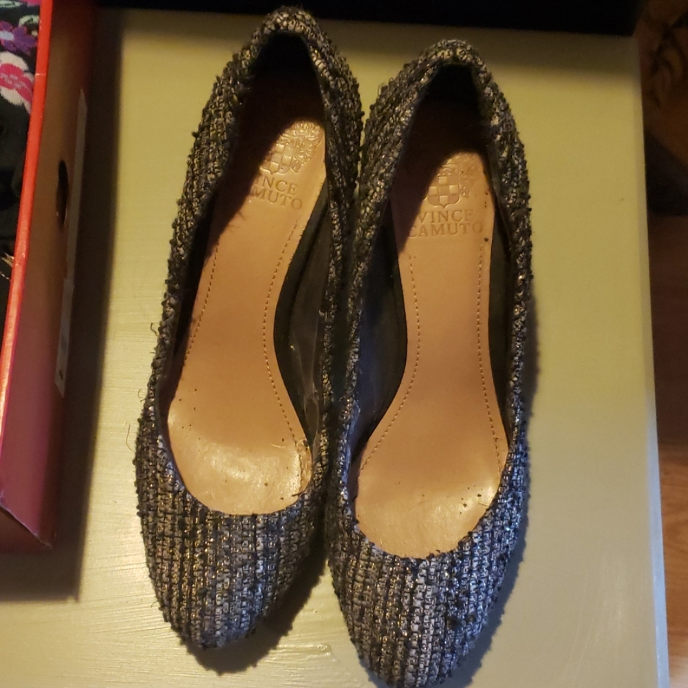 silver slippers !!
